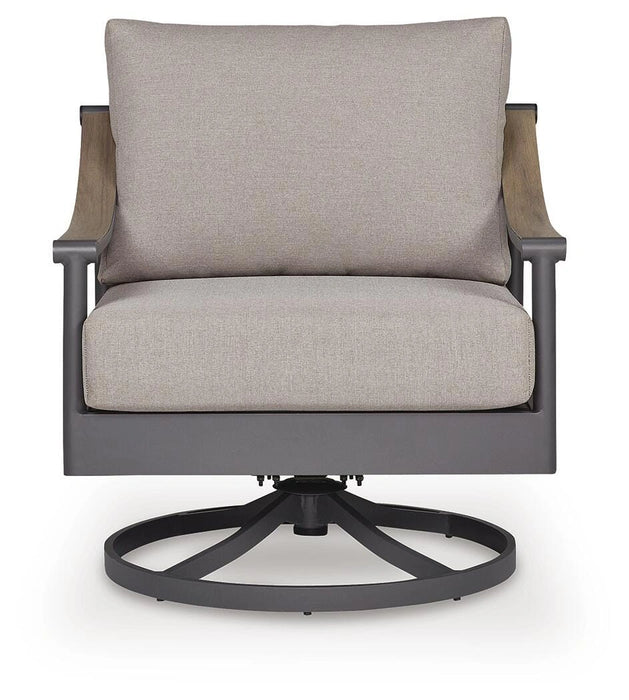North Island Outdoor Swivel Lounge with Cushion