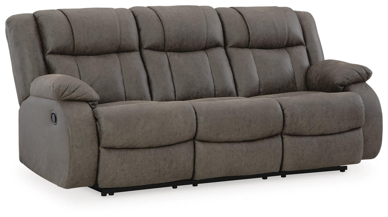 First Base Reclining Sofa - Clarks Hardware - Iowa