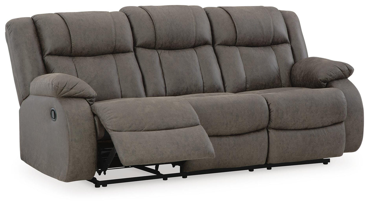 First Base Reclining Sofa - Clarks Hardware - Iowa