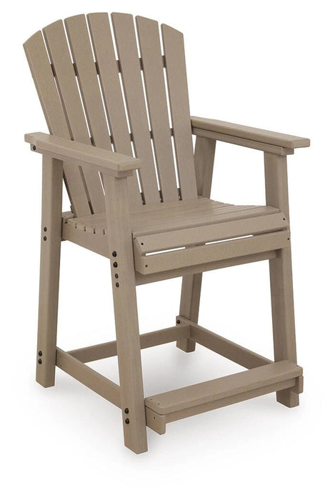 Sandy Dune Outdoor Counter Height Bar Stool (Set of 2)