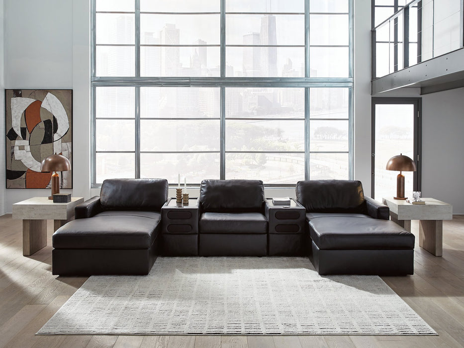 Modmax II Double Chaise Sectional with Audio Consoles - Clarks Hardware - Iowa