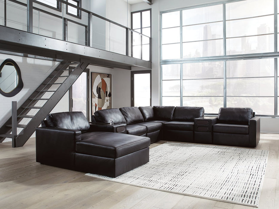 Modmax II Sectional with Chaise and Audio Consoles - Clarks Hardware - Iowa