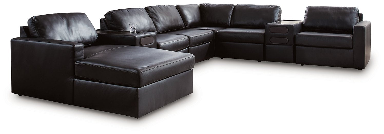 Modmax II Sectional with Chaise and Audio Consoles - Clarks Hardware - Iowa