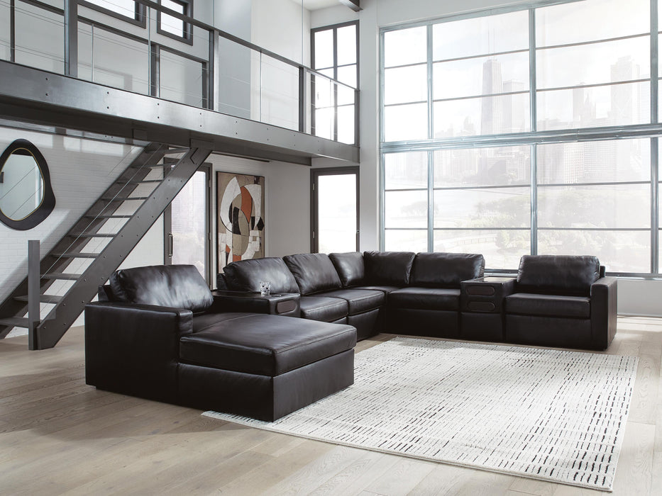Modmax II Sectional with Chaise and Audio Consoles - Clarks Hardware - Iowa