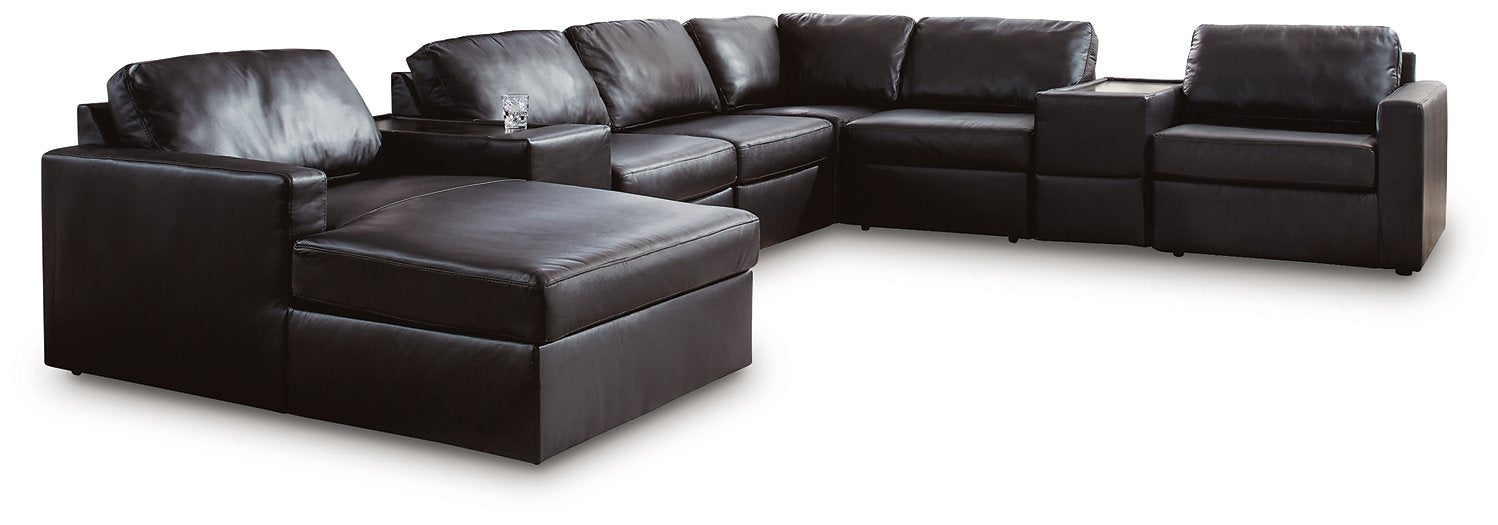 Modmax II Sectional with Chaise and Storage Consoles - Clarks Hardware - Iowa