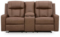 Mackmenville Reclining Loveseat with Console - Clarks Hardware - Iowa