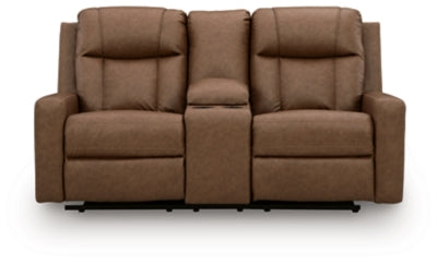 Mackmenville Reclining Loveseat with Console - Clarks Hardware - Iowa