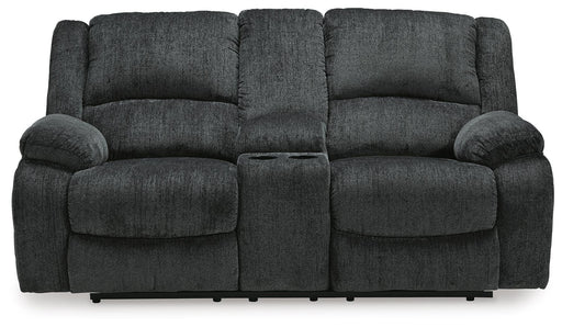 Draycoll Reclining Loveseat with Console - Clarks Hardware - Iowa