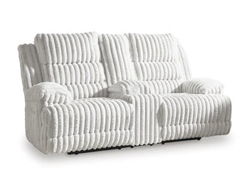 Technique Power Reclining Loveseat with Console