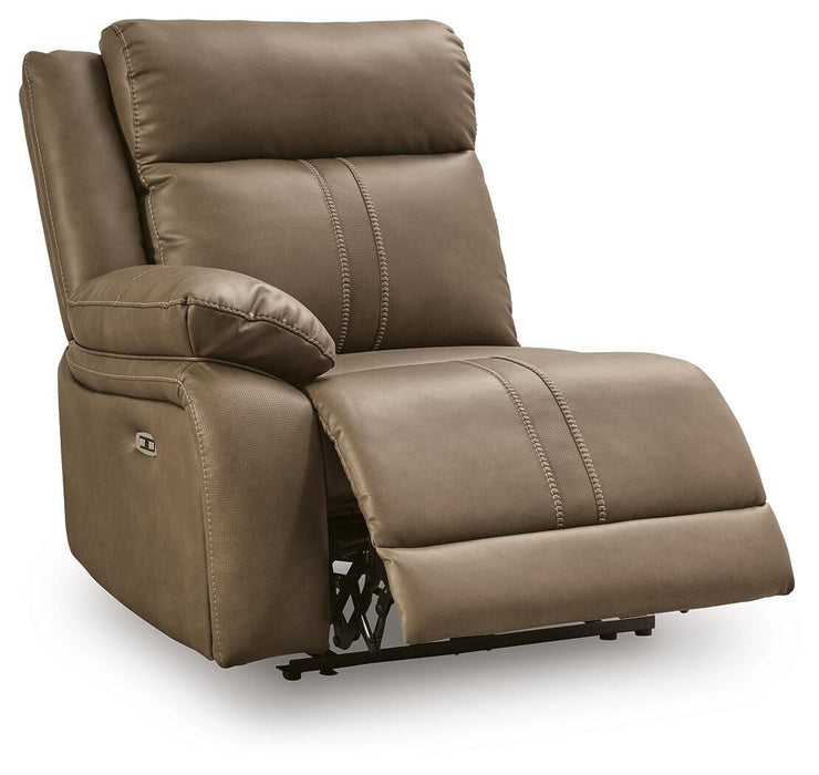Max-Media Power Reclining Sectional with Audio Console