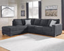 Altari Sleeper Sectional with Chaise - Clarks Hardware - Iowa