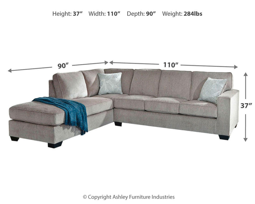 Altari Sleeper Sectional with Chaise - Clarks Hardware - Iowa