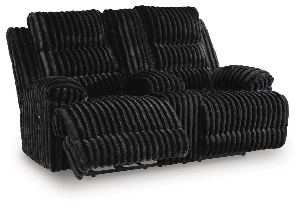 Technique Power Reclining Loveseat with Console
