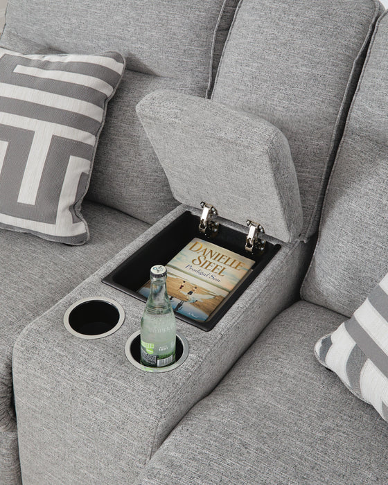 Biscoe Power Reclining Loveseat - Clarks Hardware - Iowa