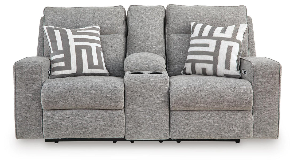 Biscoe Power Reclining Loveseat - Clarks Hardware - Iowa