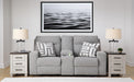 Biscoe Power Reclining Loveseat - Clarks Hardware - Iowa