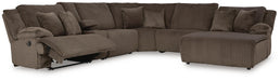 Top Tier Reclining Sectional with Chaise - Clarks Hardware - Iowa