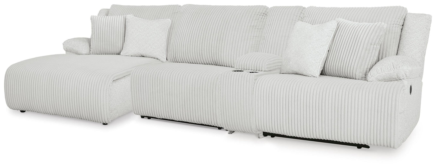 Top Tier Reclining Sectional with Chaise - Clarks Hardware - Iowa