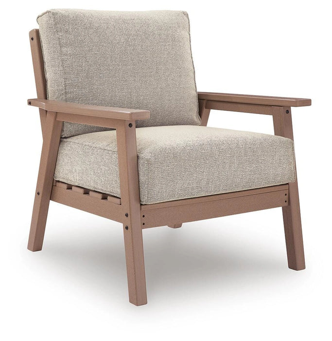 Cliffs Beach Outdoor Lounge Chair with Cushion (Set of 2)