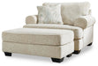 Monaghan Oversized Chair and Ottoman - Clarks Hardware - Iowa