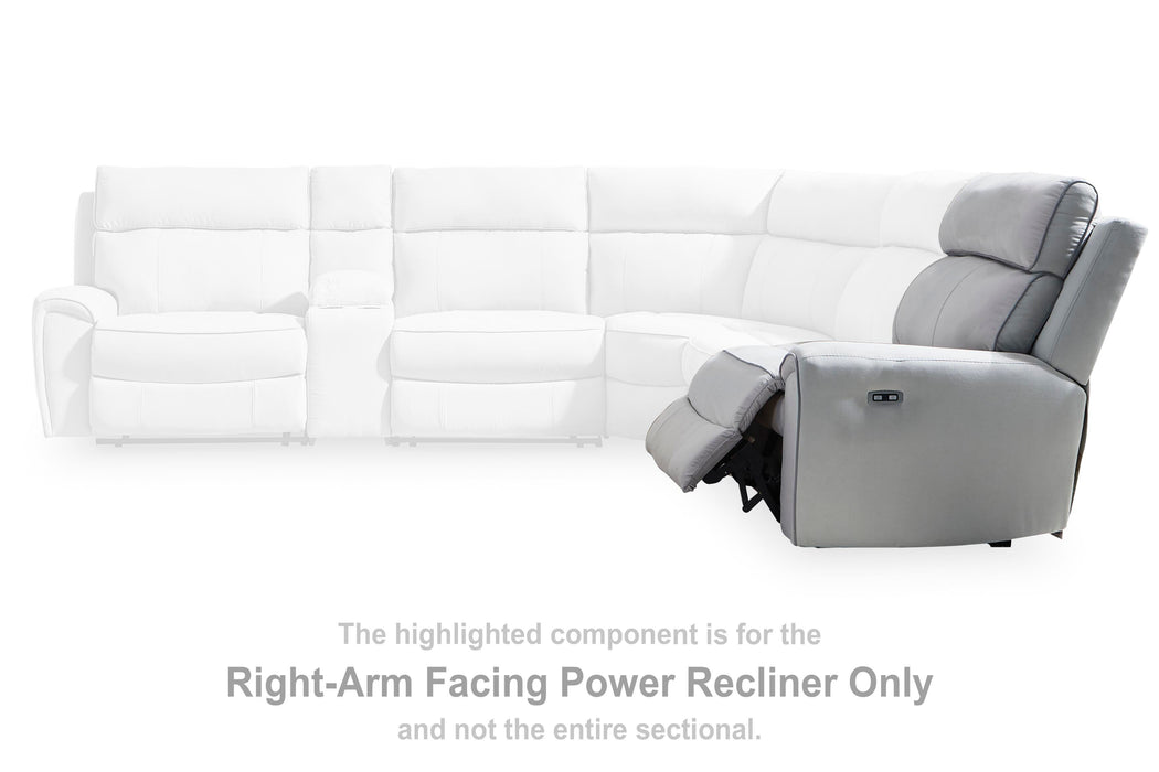 Grafton Pike Reclining Sectional with Storage Console