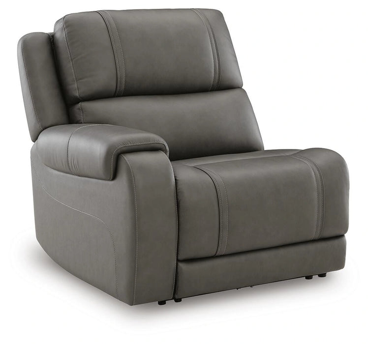 5Z-Harrenhurst Power Reclining Sectional Loveseat with Console
