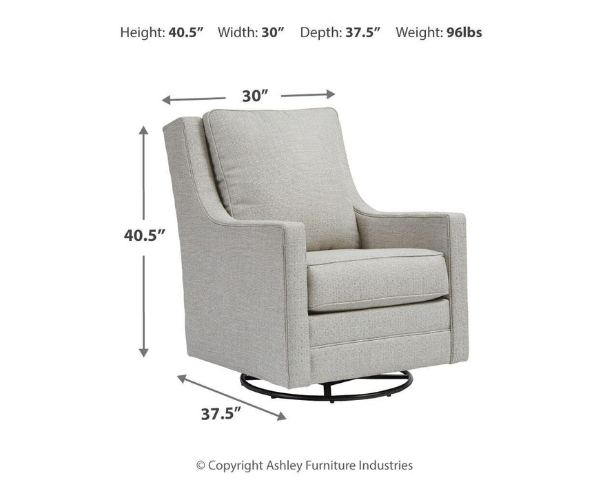 Kambria Swivel Glider Accent Chair - Clarks Hardware - Iowa
