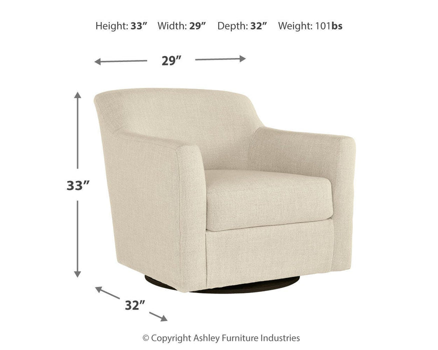 Bradney Swivel Accent Chair - Clarks Hardware - Iowa