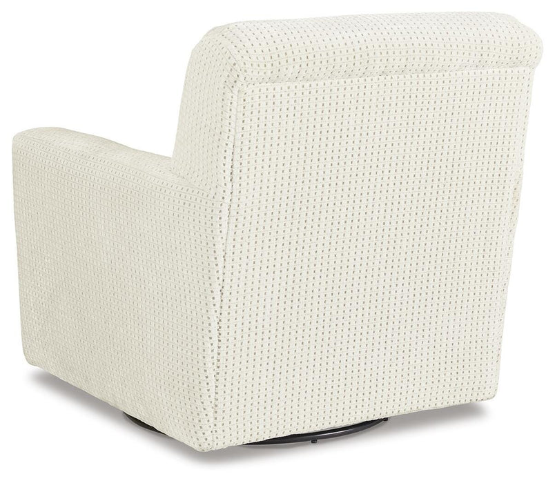 Herstow Swivel Glider Accent Chair - Clarks Hardware - Iowa