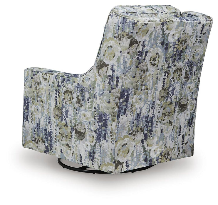 Dustinford Swivel Glider Accent Chair - Clarks Hardware - Iowa