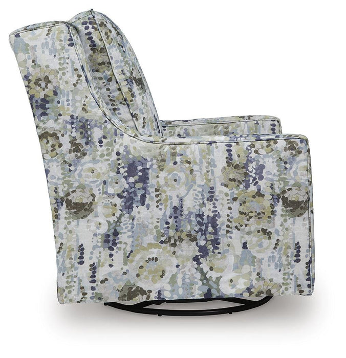 Dustinford Swivel Glider Accent Chair - Clarks Hardware - Iowa