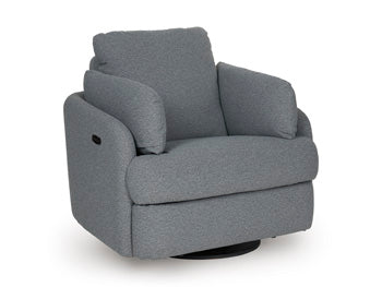 Alainmont Next-Gen Nuvella Swivel Power Recliner