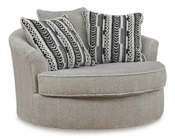Calnita Oversized Swivel Accent Chair - Clarks Hardware - Iowa