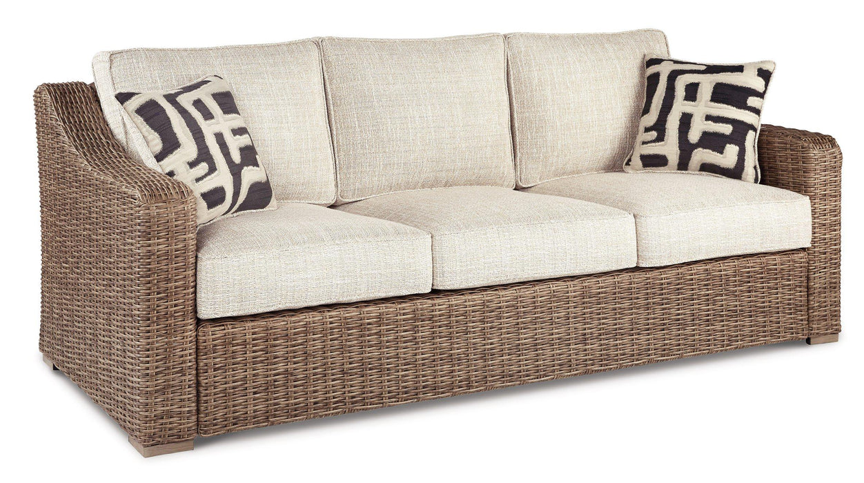 Beachcroft Outdoor Sofa, Lounge Chairs and Fire Pit - Clarks Hardware - Iowa