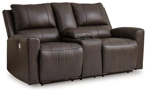 Boxmere Power Reclining Loveseat with Console - Clarks Hardware - Iowa
