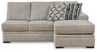 Calnita Sectional with Chaise - Clarks Hardware - Iowa