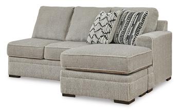 Calnita Sectional with Chaise - Clarks Hardware - Iowa