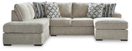 Calnita Sectional with Chaise - Clarks Hardware - Iowa