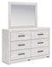 Cayboni Dresser and Mirror - Clarks Hardware - Iowa