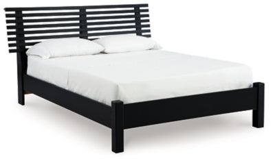 Danziar Queen Slat Bed - Clarks Hardware - Iowa