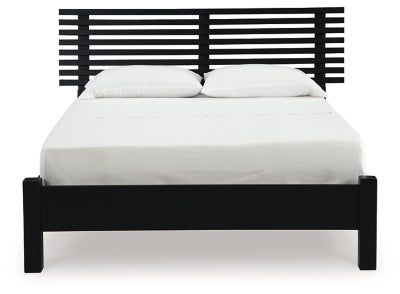 Danziar Queen Slat Bed - Clarks Hardware - Iowa