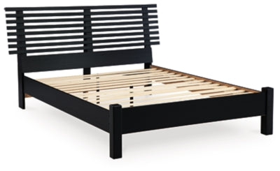 Danziar Queen Slat Bed - Clarks Hardware - Iowa