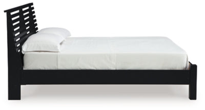 Danziar Queen Slat Bed - Clarks Hardware - Iowa