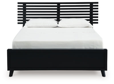 Danziar Queen Slat Bed - Clarks Hardware - Iowa