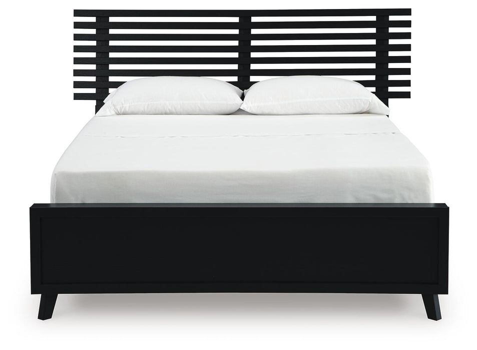 Danziar Queen Slat Bed - Clarks Hardware - Iowa