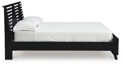 Danziar Queen Slat Bed - Clarks Hardware - Iowa