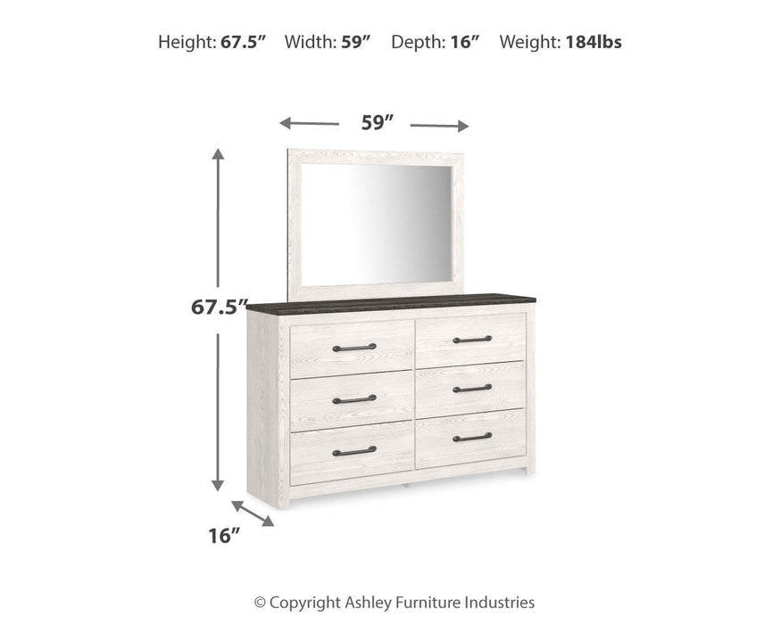Gerridan Dresser and Mirror - Clarks Hardware - Iowa