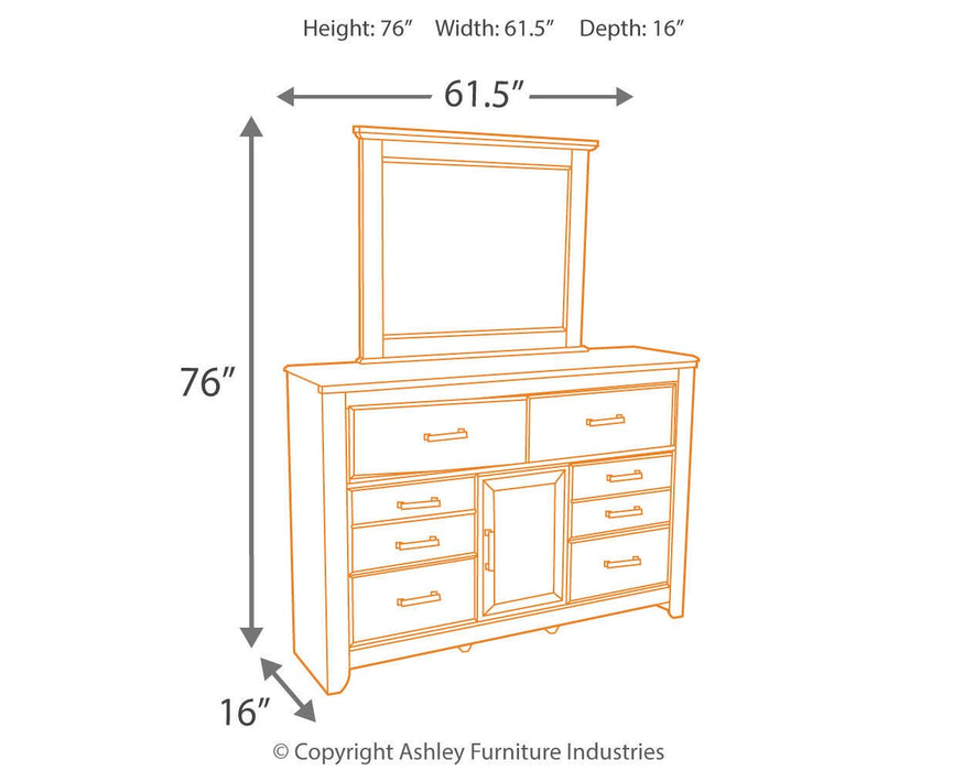 Juararo Dresser and Mirror - Clarks Hardware - Iowa