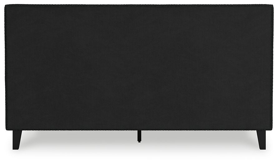 Cadmori King Upholstered Bed with Roll Slats