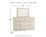 Bellaby Dresser and Mirror - Clarks Hardware - Iowa